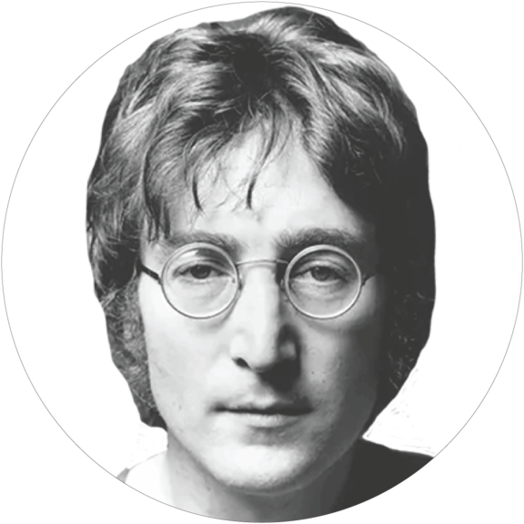 John Lennon Button