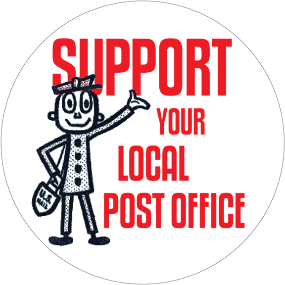 Support Local Post Office Button