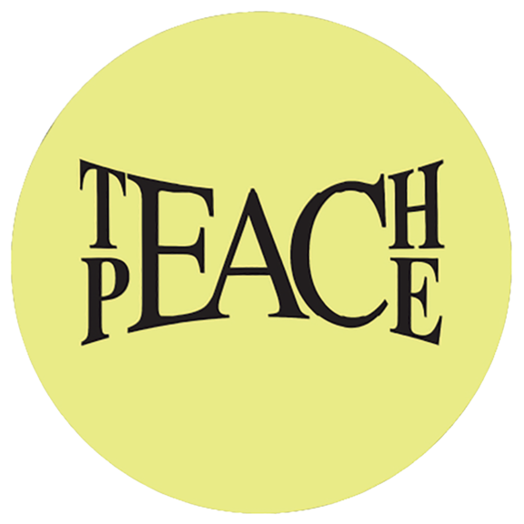 Teach Peace Button