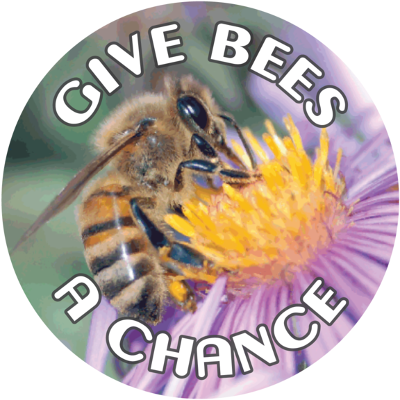 Give Bees A Chance Button