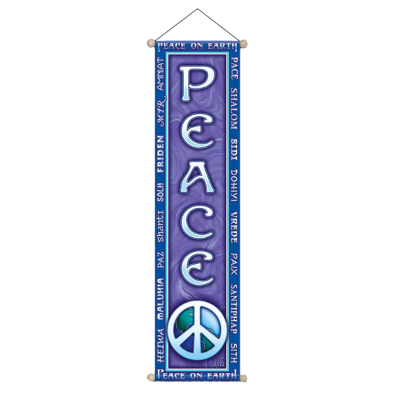 Peace On Earth Affirmation Banner
