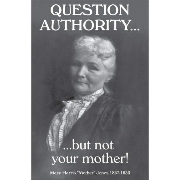 Question Authority Not Mother Magnet