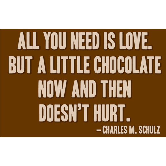 Love Chocolate Charles Schulz Magnet