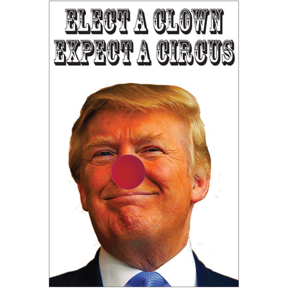 Trump Clown Circus Magnet