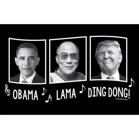 Obama Lama Ding Dong Magnet