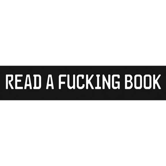Read A Fucking Book Sticker