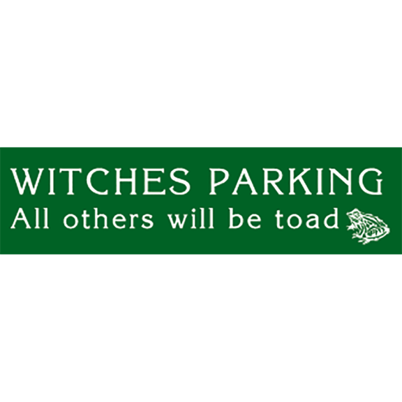 Witches Parking Bumper Sticker