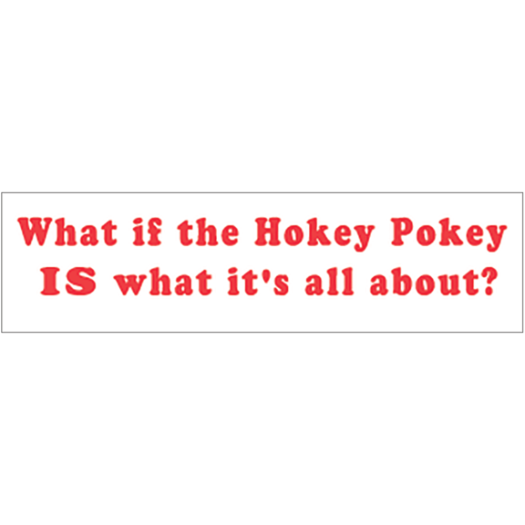 Hokey Pokey Bumper Sticker