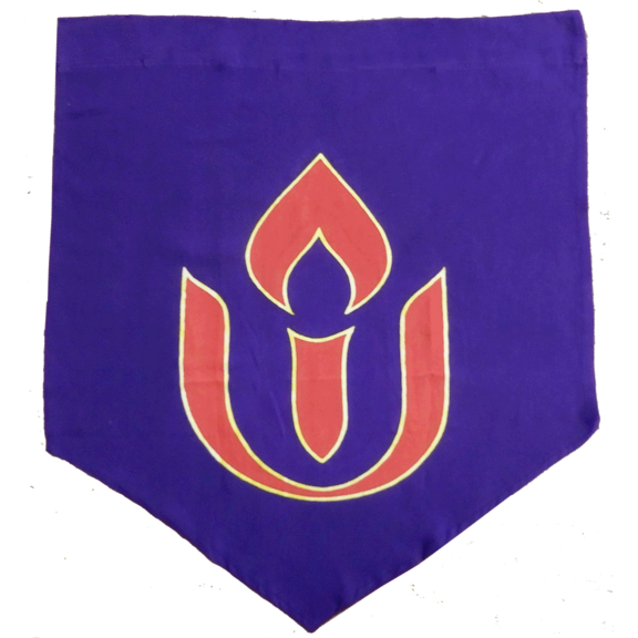 Unitarian Chalice Banner / Pennant