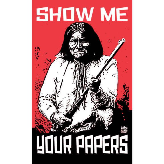 Show Me Papers Geronimo Sticker