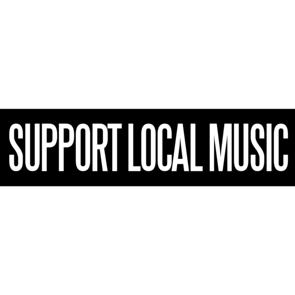 Support Local Music Bumper Sticker