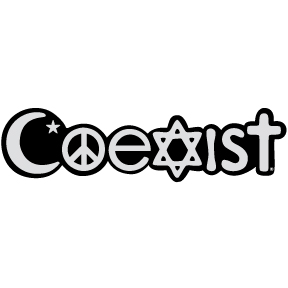 Coexist Car Emblem