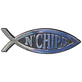 Fish N Chips Car Emblem
