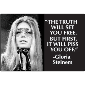 Gloria Steinem 2x3 Magnet
