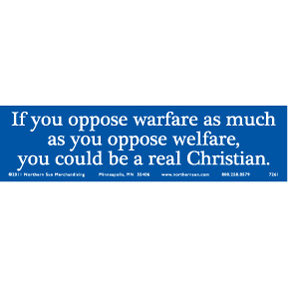Real Christian Bumper Sticker