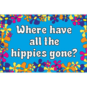 Where Hippies 2x3 Magnet