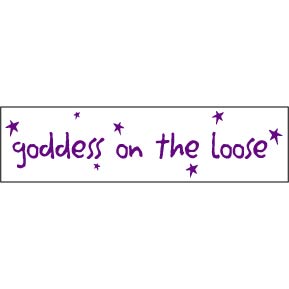 GODDESS ON THE LOOSE Bumper Sticker