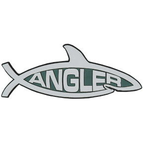 Angler Shark Emblem / Car Plaque