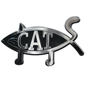 Cat Fish Emblem / Car Plaque