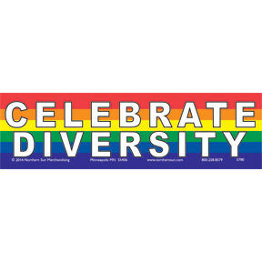 Celebrate Diversity Bumper Sticker