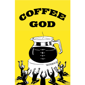 Coffee Is God Magnet