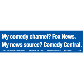 Comedy-Fox-News-Bumper-Sticker
