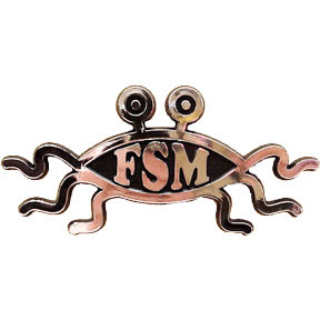 Flying Spaghetti Monster Emblem / Car Plaque