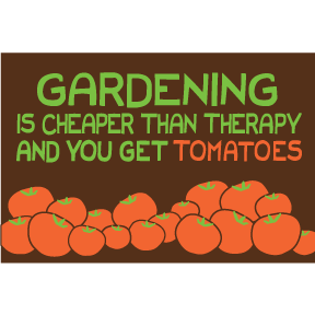 Gardening 2x3 Magnet