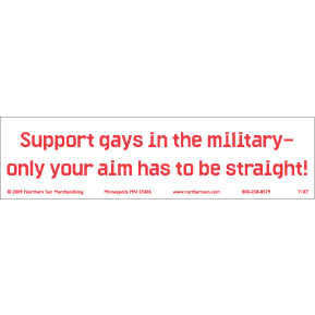 Gays-Military-Bumper-Sticker