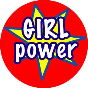 Girl Power Button