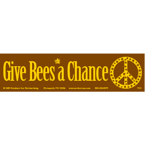 Give Bees A Chance Bumper Sticker