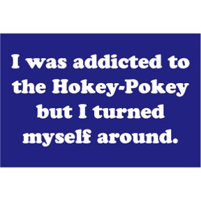 I Was Addicted To Hokey Pokey Magnet