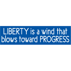 Liberty-Progress-Bumper-Sticker