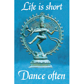 Life-Is-Short-Dance-Often-2x3-Magnet