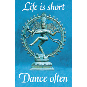 Life Is Short Dance Often Magnet