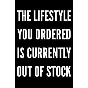 Lifestyle Out Of Stock Magnet
