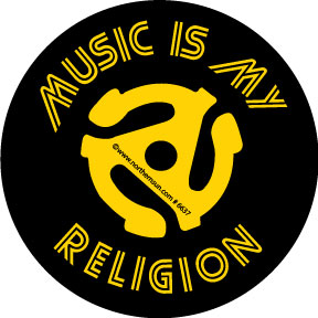 Music Is My Religion Sticker