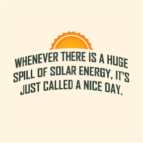 Nice Day Organic Natural T-Shirt