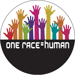 One Race Equals Human Button
