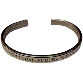 Silver Love Intention Bracelet