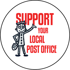 Support Local Post Office Button