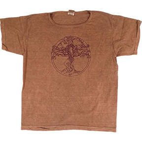 Tree Pose Short Hem Organic T-Shirt 