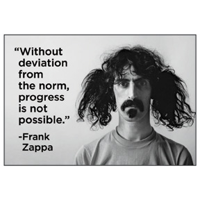 Without Deviation Frank Zappa Magnet
