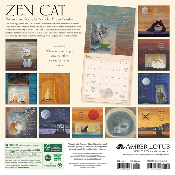 Zen Cat Calendar