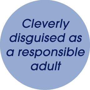 CLEVERLY DISGUISED Button