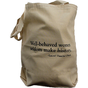 WELL-BEHAVED WOMEN Canvas Bag
