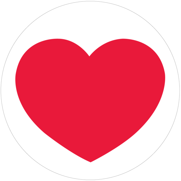 Heart Small Button