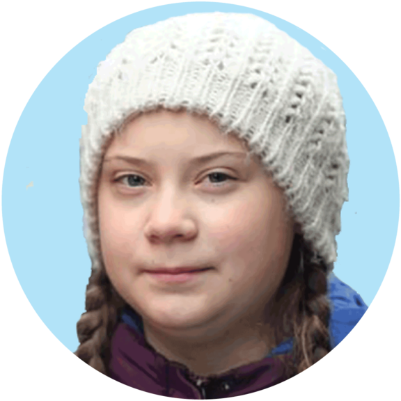 Greta Thunberg Button