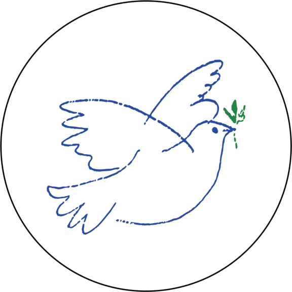 Dove Peace Button
