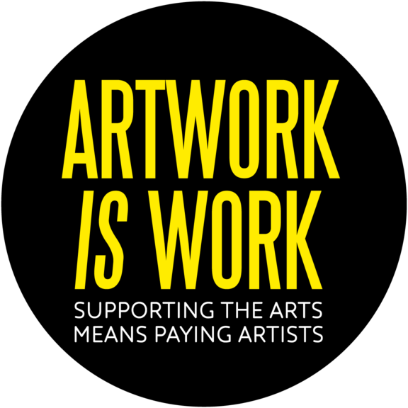 Artwork Is Work Button